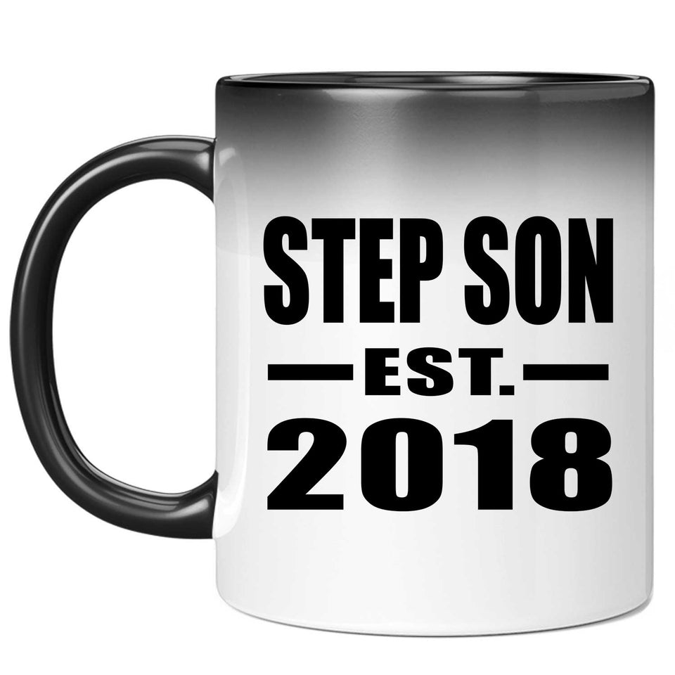 Step Son Established EST. 2018 - 11 Oz Color Changing Mug
