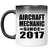 Aircraft Mechanic Since 2017 - 11 Oz Color Changing Mug