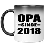 Opa Since 2018 - 11 Oz Color Changing Mug