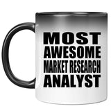 Most Awesome Market Research Analyst - 11 Oz Color Changing Mug
