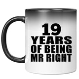 19th Anniversary 19 Years Of Being Mr Right - 11 Oz Color Changing Mug