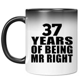 37th Anniversary 37 Years Of Being Mr Right - 11 Oz Color Changing Mug