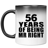 56th Anniversary 56 Years Of Being Mr Right - 11 Oz Color Changing Mug