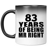 83rd Anniversary 83 Years Of Being Mr Right - 11 Oz Color Changing Mug