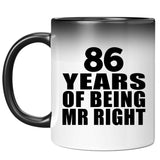 86th Anniversary 86 Years Of Being Mr Right - 11 Oz Color Changing Mug