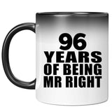 96th Anniversary 96 Years Of Being Mr Right - 11 Oz Color Changing Mug