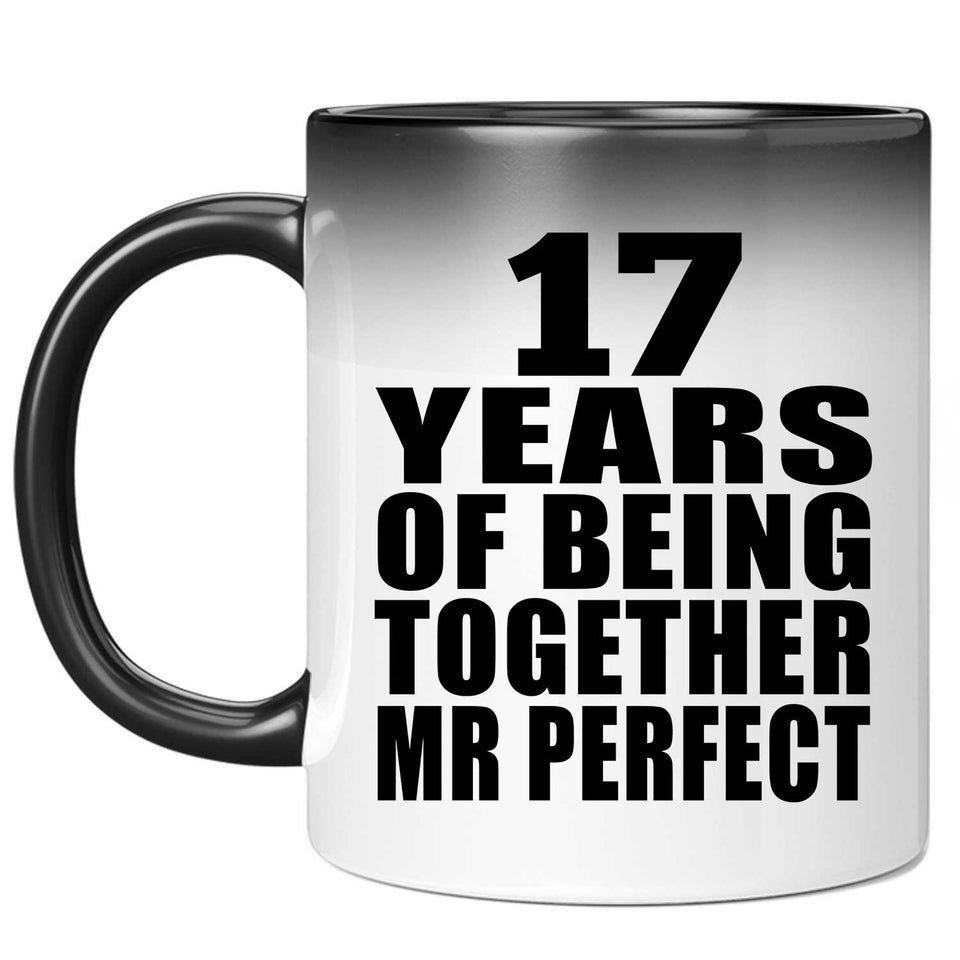 17th Anniversary 17 Years Of Being Mr Perfect - 11 Oz Color Changing Mug