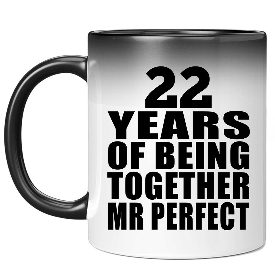 22nd Anniversary 22 Years Of Being Mr Perfect - 11 Oz Color Changing Mug
