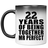 22nd Anniversary 22 Years Of Being Mr Perfect - 11 Oz Color Changing Mug