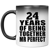 24th Anniversary 24 Years Of Being Mr Perfect - 11 Oz Color Changing Mug