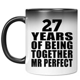27th Anniversary 27 Years Of Being Mr Perfect - 11 Oz Color Changing Mug