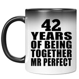 42nd Anniversary 42 Years Of Being Mr Perfect - 11 Oz Color Changing Mug