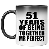 51st Anniversary 51 Years Of Being Mr Perfect - 11 Oz Color Changing Mug