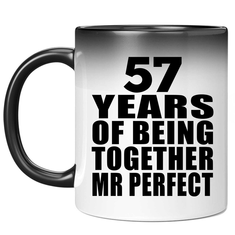 57th Anniversary 57 Years Of Being Mr Perfect - 11 Oz Color Changing Mug