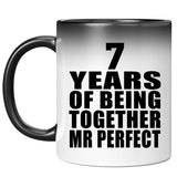 7th Anniversary 7 Years Of Being Mr Perfect - 11 Oz Color Changing Mug