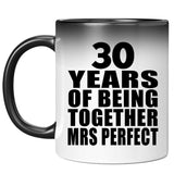 30th Anniversary 30 Years Of Being Mrs Perfect - 11 Oz Color Changing Mug