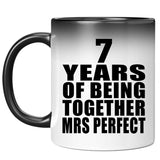 7th Anniversary 7 Years Of Being Mrs Perfect - 11 Oz Color Changing Mug