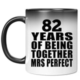 82nd Anniversary 82 Years Of Being Mrs Perfect - 11 Oz Color Changing Mug