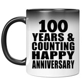 Happy 100th Anniversary 100 Years & Counting - 11 Oz Color Changing Mug