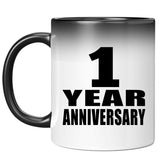 1st Anniversary 1 Year - 11 Oz Color Changing Mug