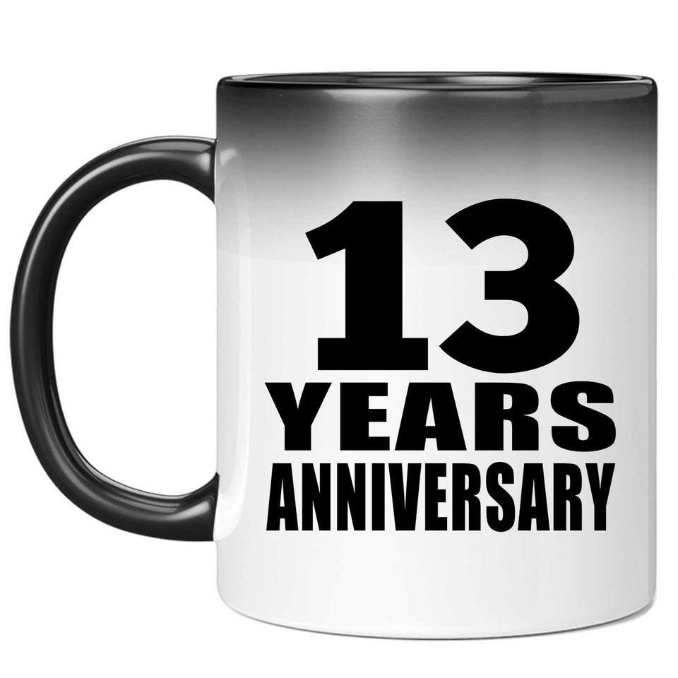 13th Anniversary 13 Years - 11 Oz Color Changing Mug