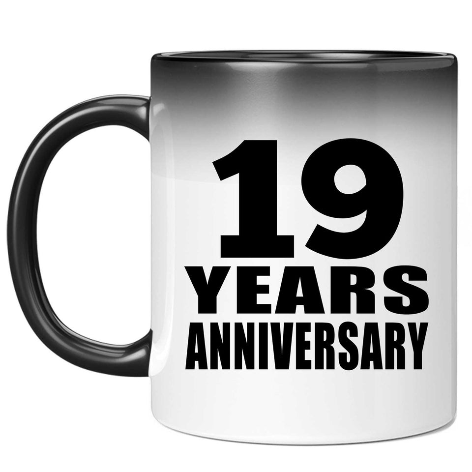 19th Anniversary 19 Years - 11 Oz Color Changing Mug