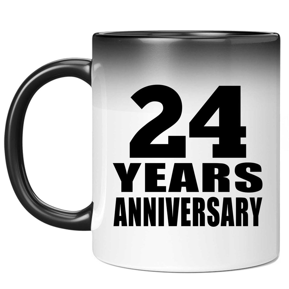 24th Anniversary 24 Years - 11 Oz Color Changing Mug