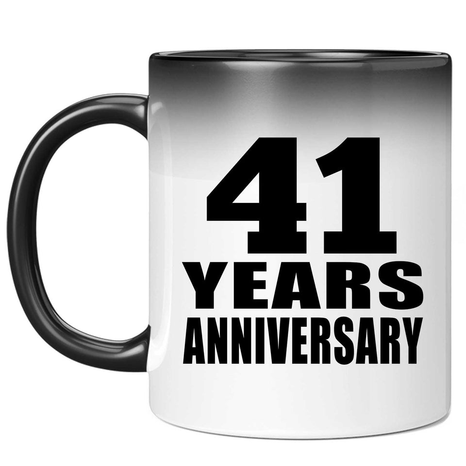 41st Anniversary 41 Years - 11 Oz Color Changing Mug