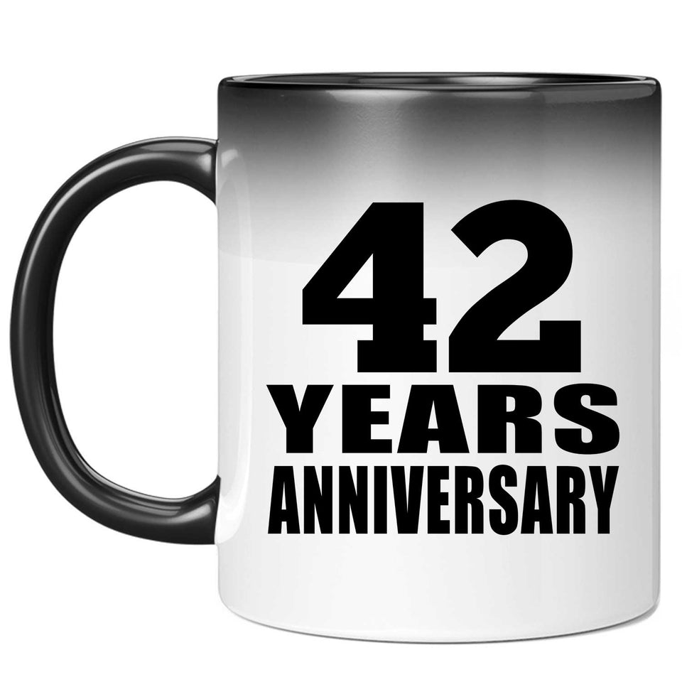 42nd Anniversary 42 Years - 11 Oz Color Changing Mug