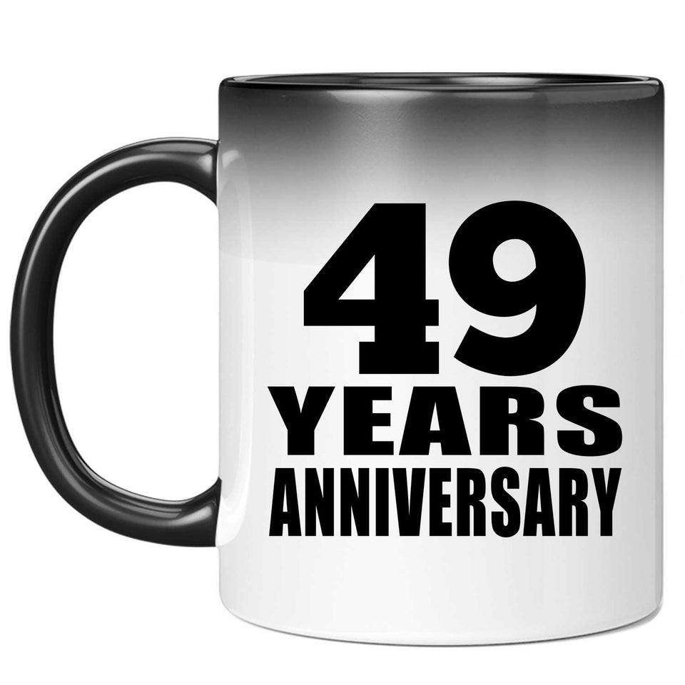 49th Anniversary 49 Years - 11 Oz Color Changing Mug