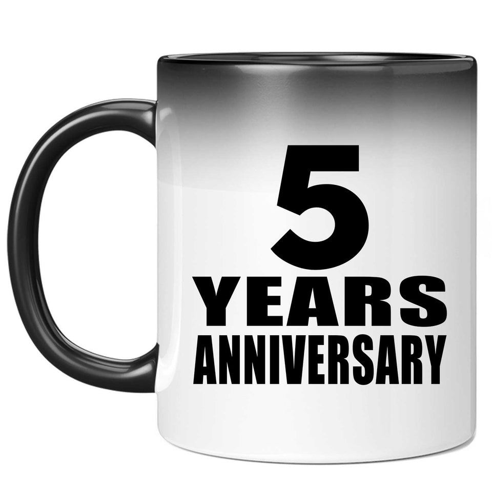5th Anniversary 5 Years - 11 Oz Color Changing Mug