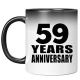 59th Anniversary 59 Years - 11 Oz Color Changing Mug