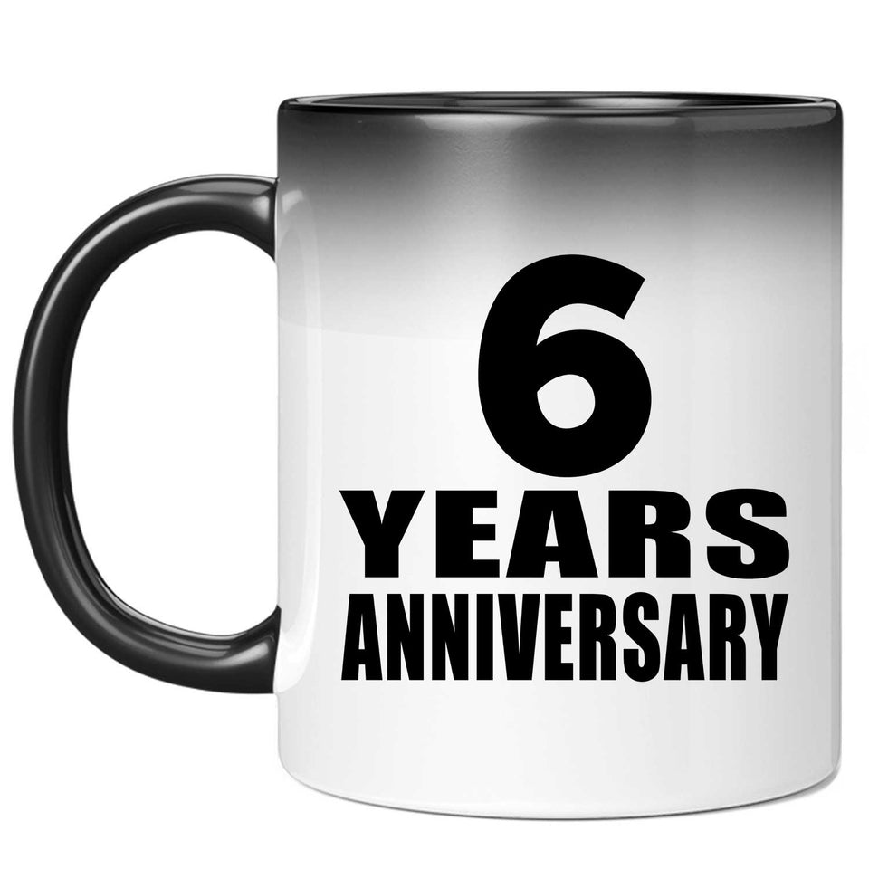 6th Anniversary 6 Years - 11 Oz Color Changing Mug