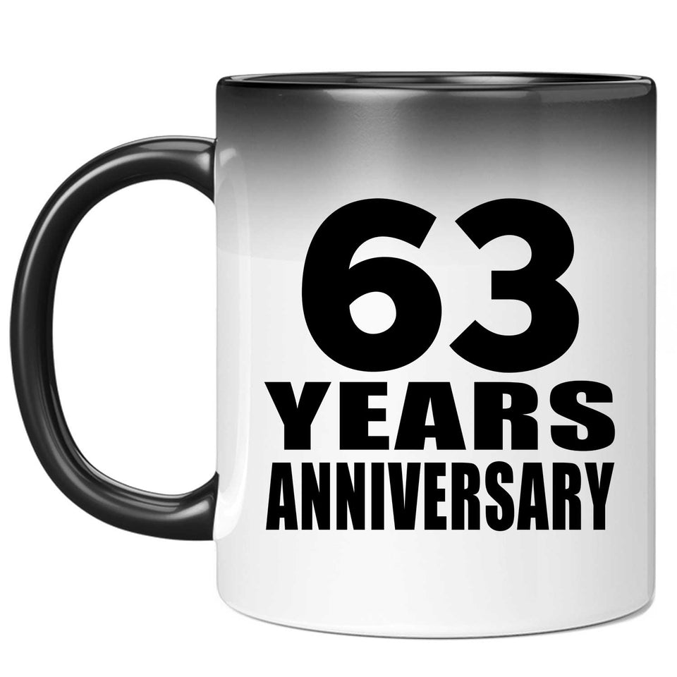 63rd Anniversary 63 Years - 11 Oz Color Changing Mug