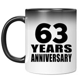 63rd Anniversary 63 Years - 11 Oz Color Changing Mug