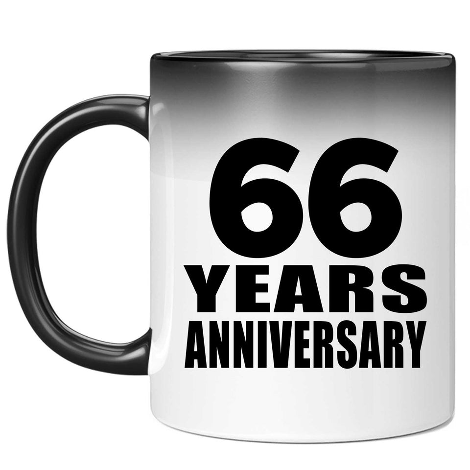 66th Anniversary 66 Years - 11 Oz Color Changing Mug