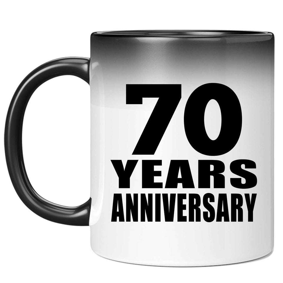 70th Anniversary 70 Years - 11 Oz Color Changing Mug