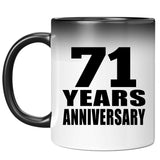 71st Anniversary 71 Years - 11 Oz Color Changing Mug