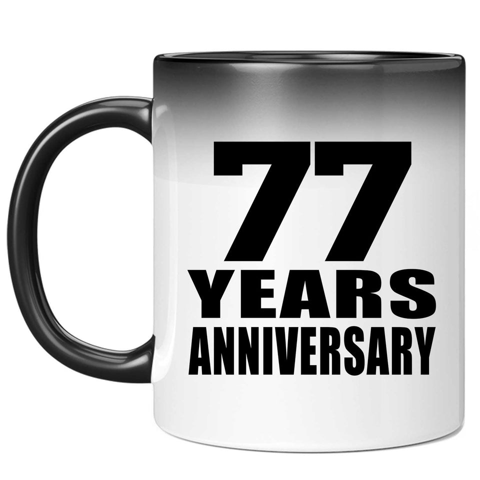 77th Anniversary 77 Years - 11 Oz Color Changing Mug