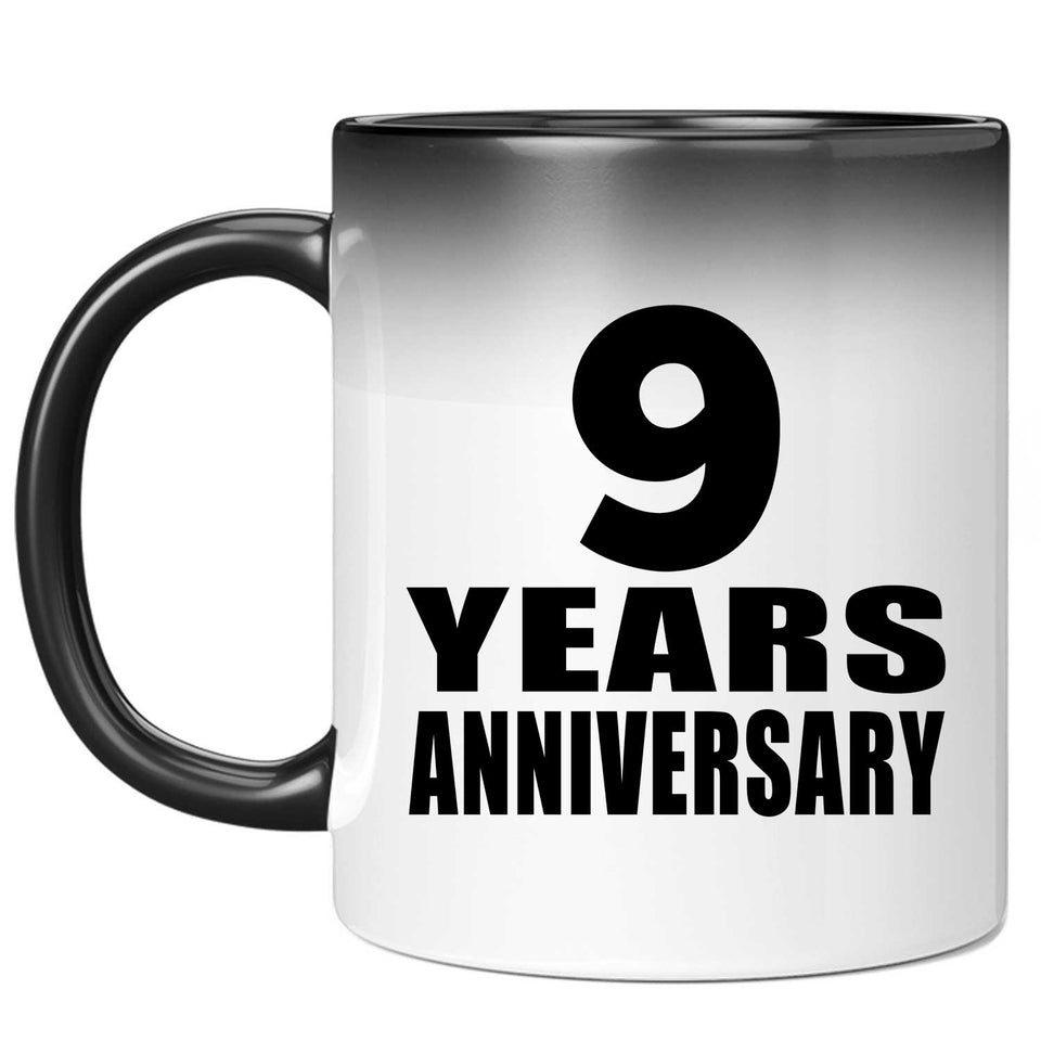 9th Anniversary 9 Years - 11 Oz Color Changing Mug