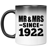 102nd Anniversary Mr & Mrs Since 1922 - 11 Oz Color Changing Mug