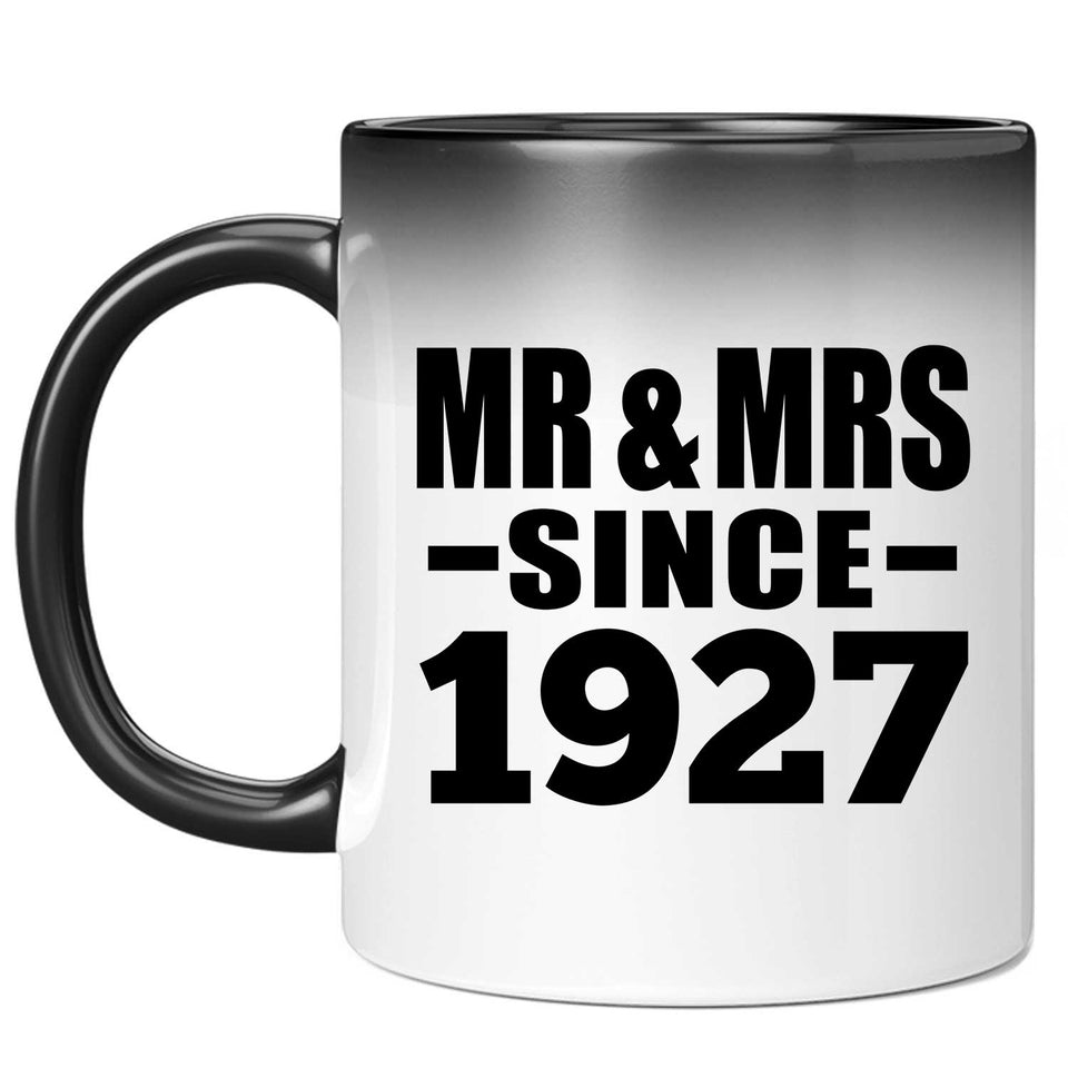 97th Anniversary Mr & Mrs Since 1927 - 11 Oz Color Changing Mug