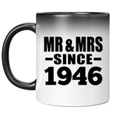 78th Anniversary Mr & Mrs Since 1946 - 11 Oz Color Changing Mug