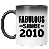 14th Birthday Fabulous Since 2010 - 11 Oz Color Changing Mug