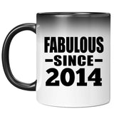 10th Birthday Fabulous Since 2014 - 11 Oz Color Changing Mug