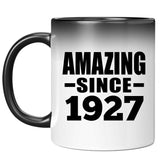 97th Birthday Amazing Since 1927 - 11 Oz Color Changing Mug