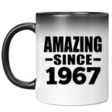 57th Birthday Amazing Since 1967 - 11 Oz Color Changing Mug