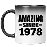 46th Birthday Amazing Since 1978 - 11 Oz Color Changing Mug