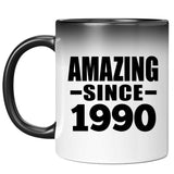 34th Birthday Amazing Since 1990 - 11 Oz Color Changing Mug