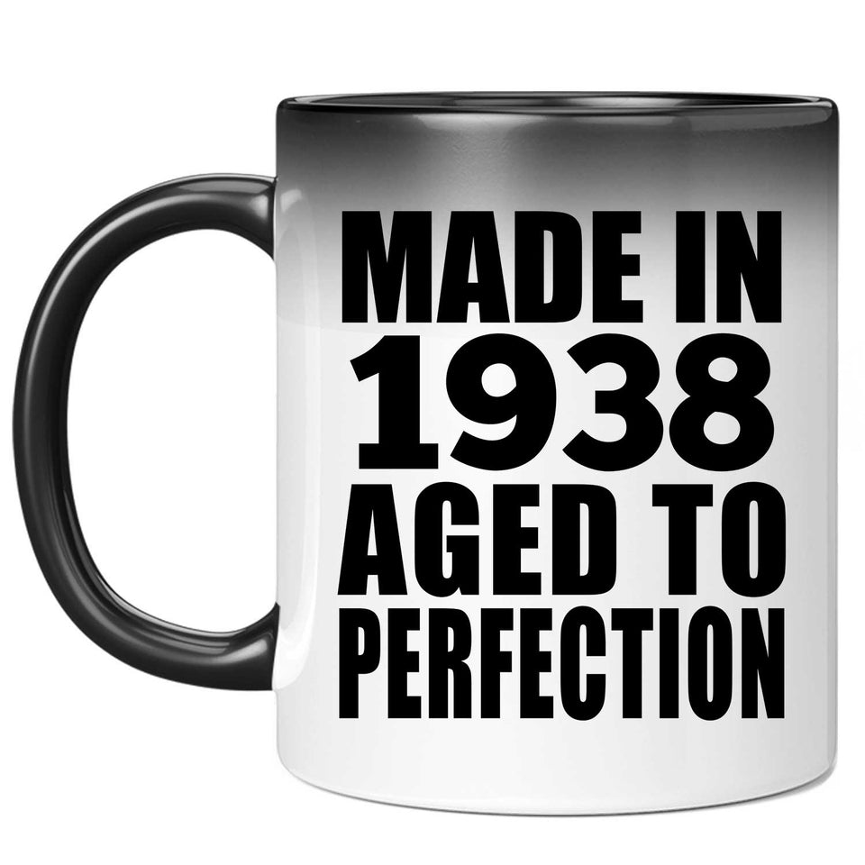 86th Birthday Made In 1938 Aged to Perfection - 11 Oz Color Changing Mug